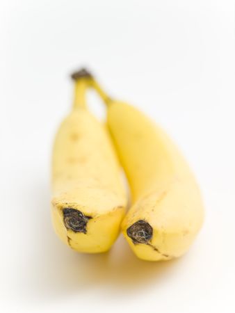 Bananas on whiteの写真素材