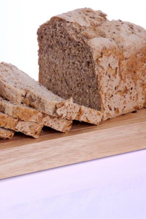 sliced bread isolatedの写真素材
