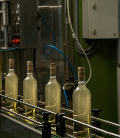 Bottling, the essential process to guarantee the quality of the wine.