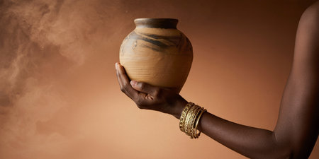 Group of happy girls in swimsuits and sunglasses leaning over pool edge, splashing water and laughing on sunny day.の素材