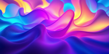 Pile of colorful 3D question marks made of glossy plastic scattered on blue background, symbolizing confusion, curiosity and frequently asked questions.の素材