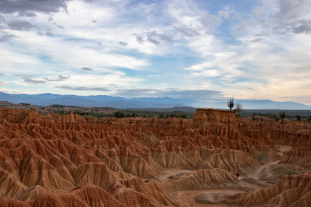 panorama of the Tatacoa desert