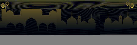 ramadan background with lines. ramadan kareem soscial media background.のイラスト素材