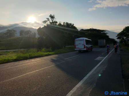 Tomorrow on the Colombian roads.の写真素材