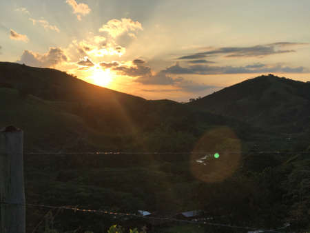 A heavenly sunrise.の写真素材