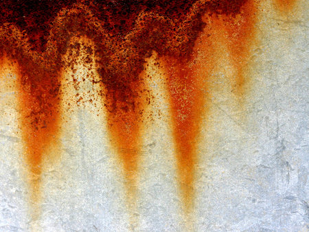 Beautiful Rust Pattern on Metal
