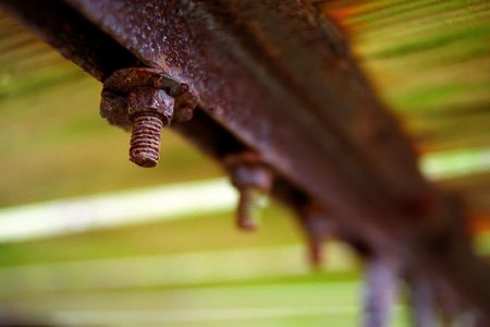 Steel Bridge Supportの写真素材