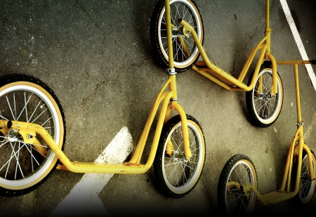 bicycle in streetのeditorial素材