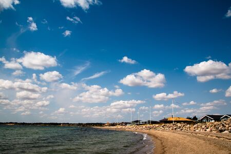 The Beach from Juelsminde - Denmarkの写真素材