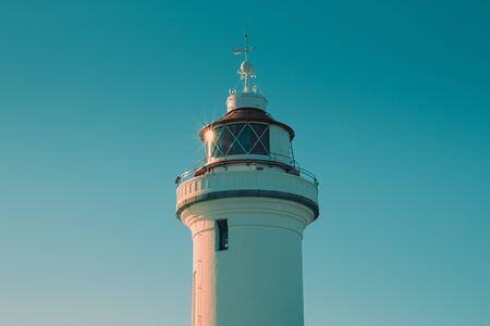 A beautiful Lighthouse in the Sunlightの写真素材