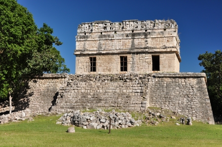 The famous mayan Ruins in Tulum  Peninsula Yucatanの写真素材
