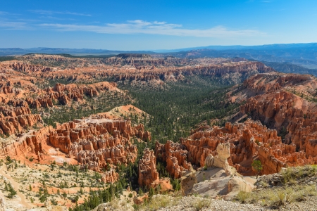 hoodoos in Bryce Amphitheater, Bryce Canyon National Park, Utahの写真素材