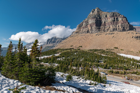 Beautiful Landscape photography of Glacier National Park in Montana USAの写真素材