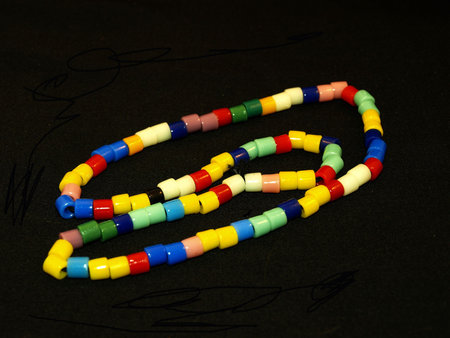 Colour beadsの写真素材