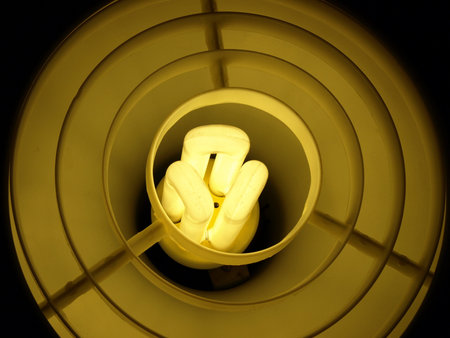 Lamp with ecology bulb