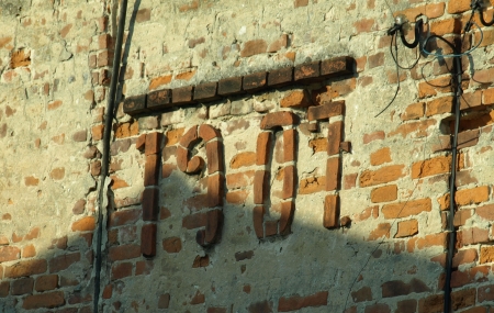 Old brickwallの写真素材