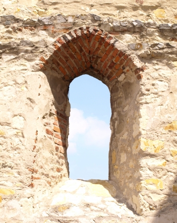 Old castle detailsの写真素材