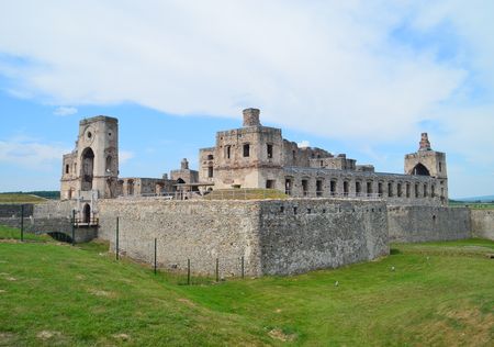 Ujazd, Poland - May 29, 2016: Castle ruins "Krzyztopor" in Ujazd near Opatow in Polandのeditorial素材