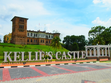 At the front of Kellie s Castle, Malaysiaのeditorial素材