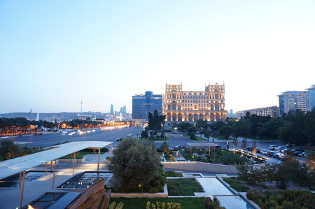Azerbaijan Baku, City veiwの写真素材