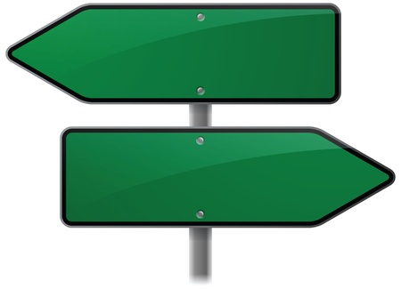 Green Choice Options Signのイラスト素材