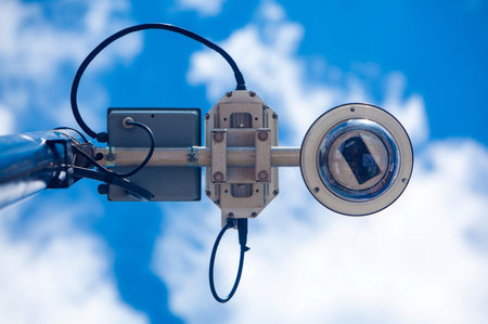 Security camera from below 