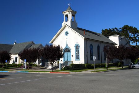 Church in Half Moon Bayの写真素材
