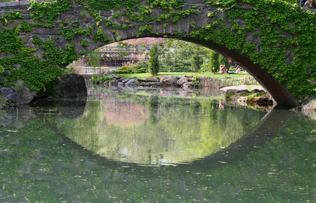 spring in central-parkの写真素材