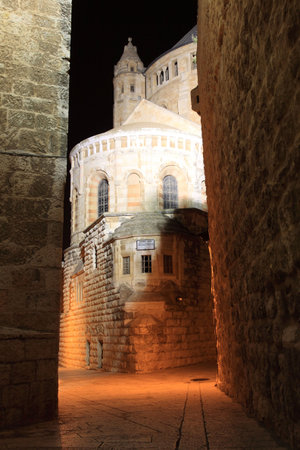 Ancient Alley in the Jewish Quarter, Jerusalem, Israel