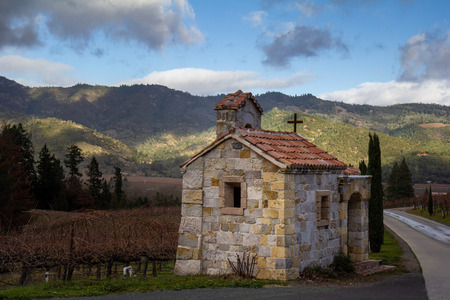 Building in Napa Californiaの写真素材