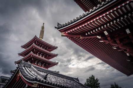 Senso-ji temple in Asakusa Tokyoのeditorial素材