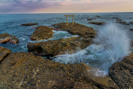 Isosaki-jinga Shirne - Ibaraki Prefecture.の写真素材