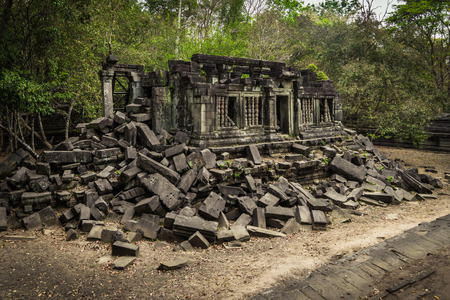 Ruins of Beng Maleaの写真素材