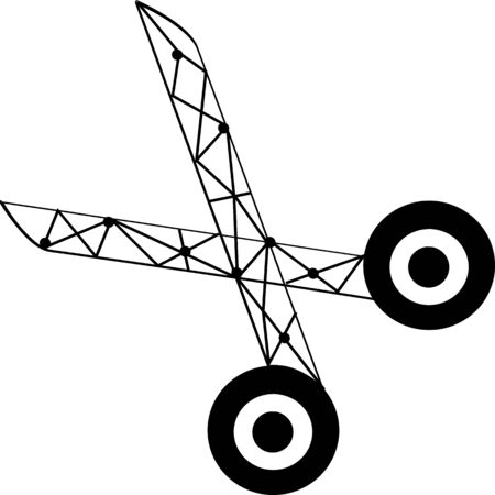 professional medical Scissors. Surgical Instrument, Medical clamp icon. Medical equipment. Isolated scissors icon in the white background - vectorのイラスト素材