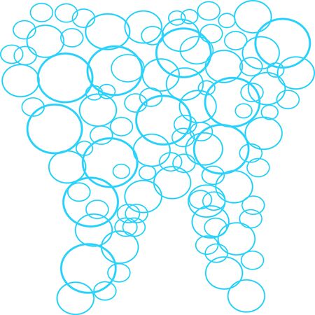 Dental Logo Design. Creative Dentist Logo. Dental Clinic Creative Company Vector Logo. Dental logo and symbol template vector icon app. Tooth icon. Dentist stomatology medical doctor Logotype conceptのイラスト素材