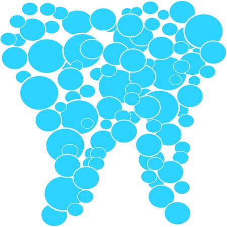 Dental Logo Design. Creative Dentist Logo. Dental Clinic Creative Company Vector Logo. Dental logo and symbol template vector icon app. Tooth icon. Dentist stomatology medical doctor Logotype conceptのイラスト素材