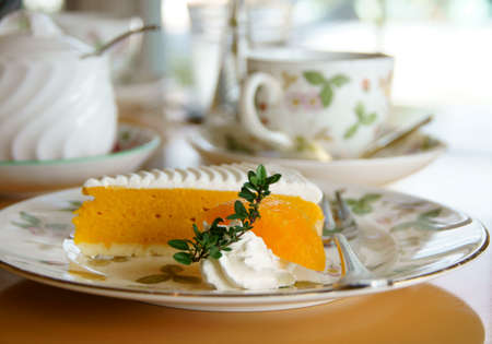 cake and coffeeの写真素材