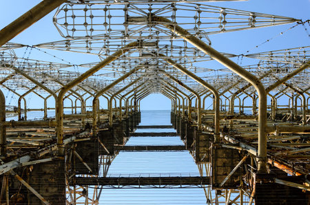 Secret Duga radar in Chernobyl Exclusion Zone, Ukraine