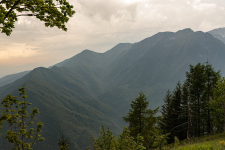 Slovenia farmers hill - Velika Planinaの写真素材