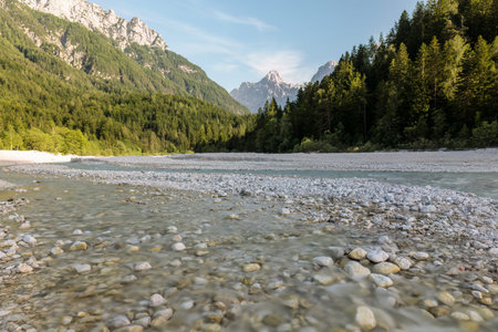 Alpine landscape near Kranjska Gora - Slovenia