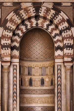 Madrasa of Al-Nasir Muhammad in Cairo - Egyptの写真素材