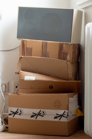 simple upcycling cardboard as furniture. Recycling