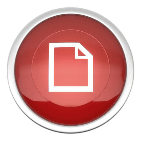 a large red file icon in three dの写真素材