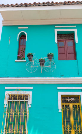 Image of the streets and houses of the city of Cali Valle del Cauca Colombia