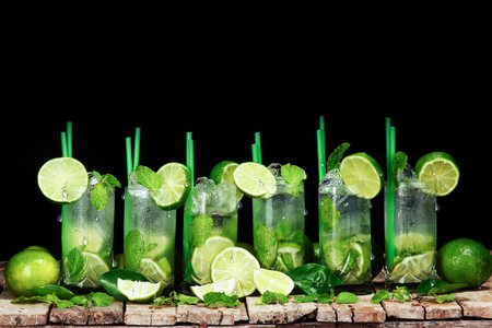 Gin Mojito summer cocktail