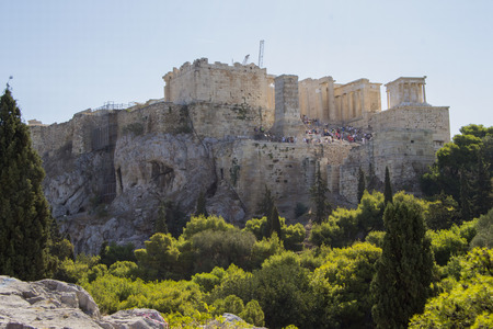 The Acropolis of Athensの写真素材