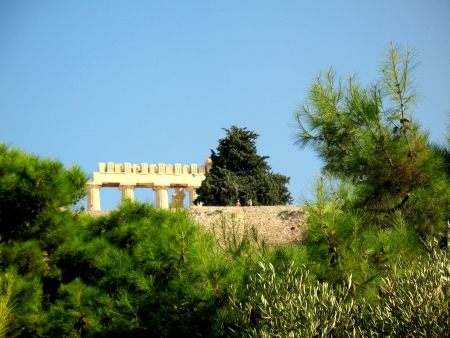 Parthenon viewの写真素材