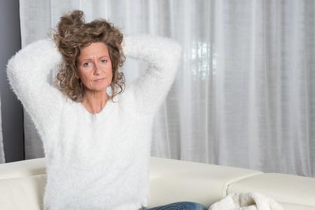 woman listeningの写真素材