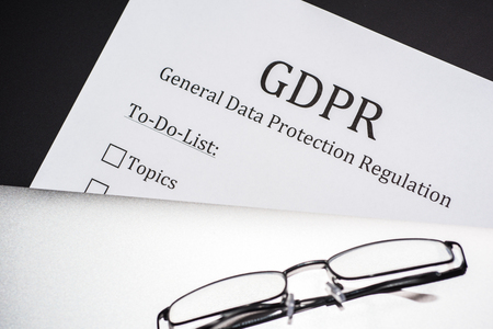 To do list for GDPR - General Data Protection Regulationの写真素材