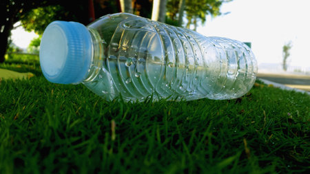 empty container of bottled waterの写真素材